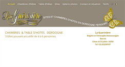 Desktop Screenshot of la-gueriniere-dordogne.com
